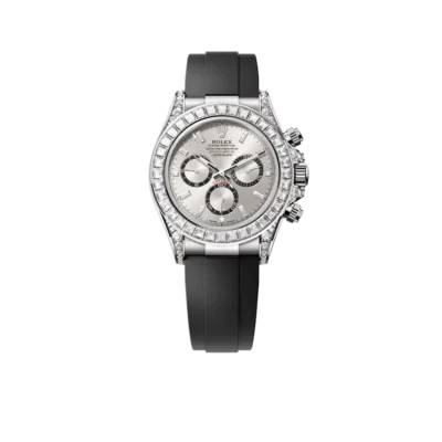 Rolex Daytona 126539TBR White Gold Grey Diamond Dial Diamond Bezel By Rolex