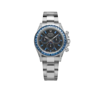 Rolex Daytona 40mm 126599TSA White Gold Silver Sheen Obsidian Dial Sapphire Bezel